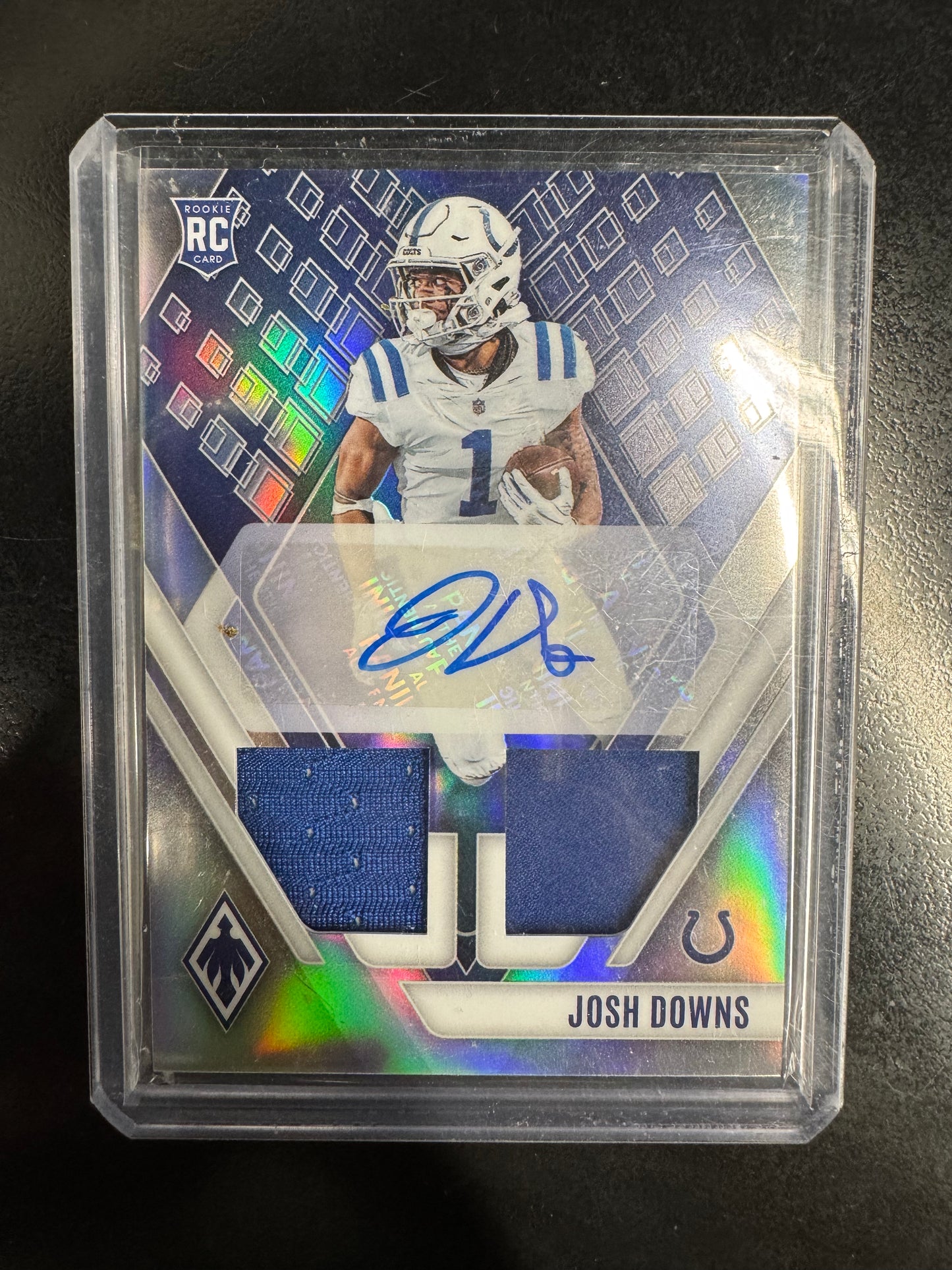 2023 Panini Phoenix - RPS Rookie Auto Dual Jersey #RAD-JD Josh Downs /199
