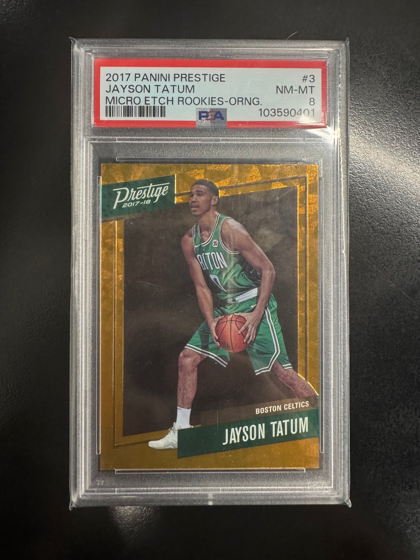 2017 Panini Prestige Jayson Tatum Micro Etch #3