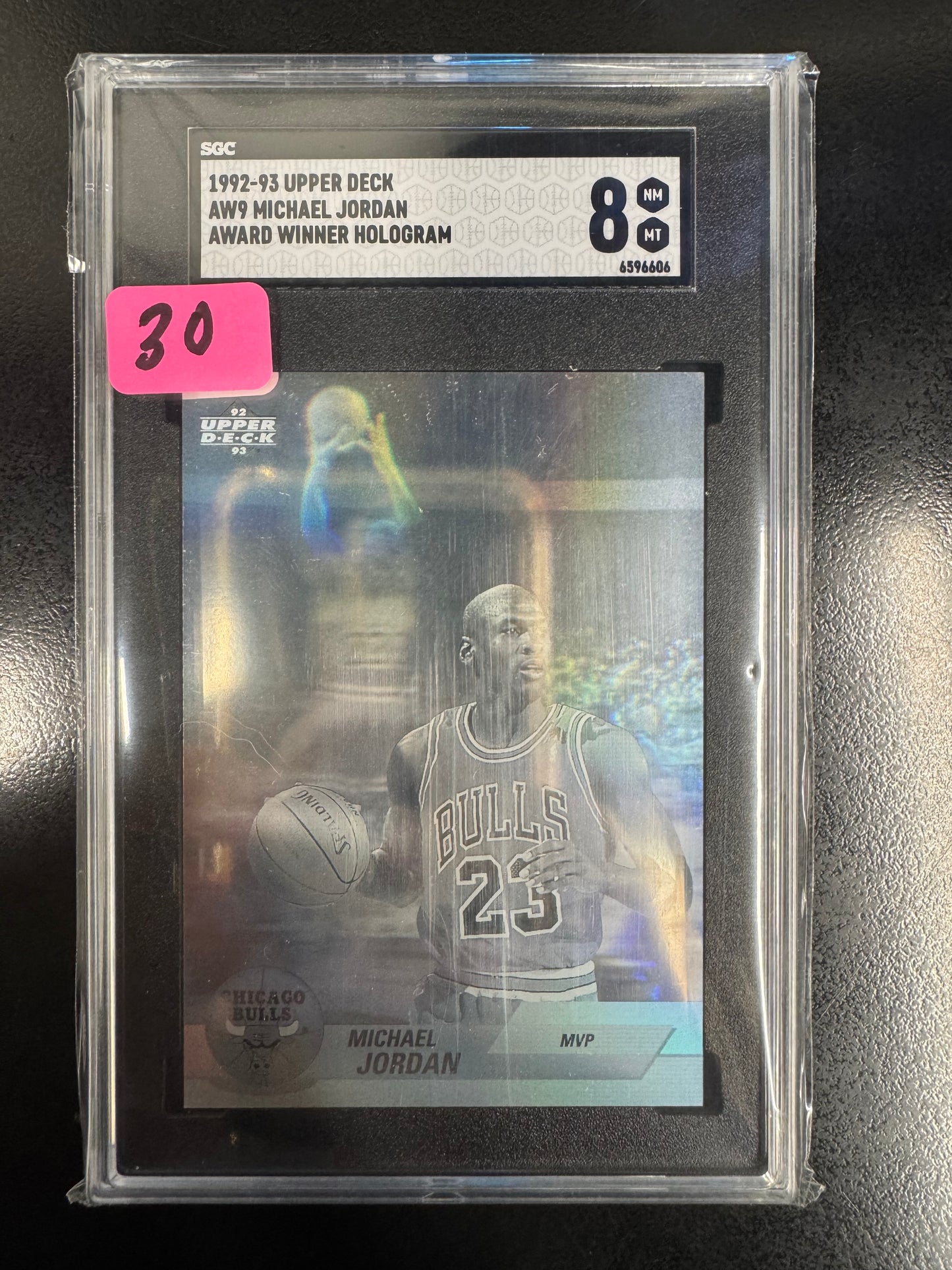 1992-93 Upper Deck Michael Jordan AW9 Holo