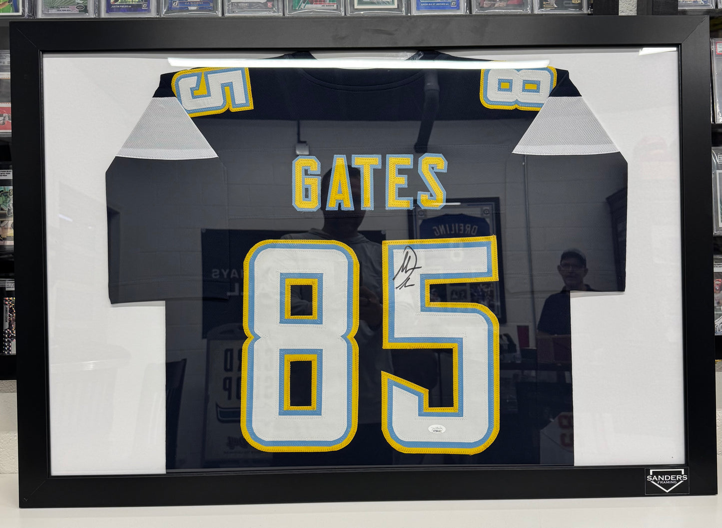 Antonio Gates Autographed Framed Jersey