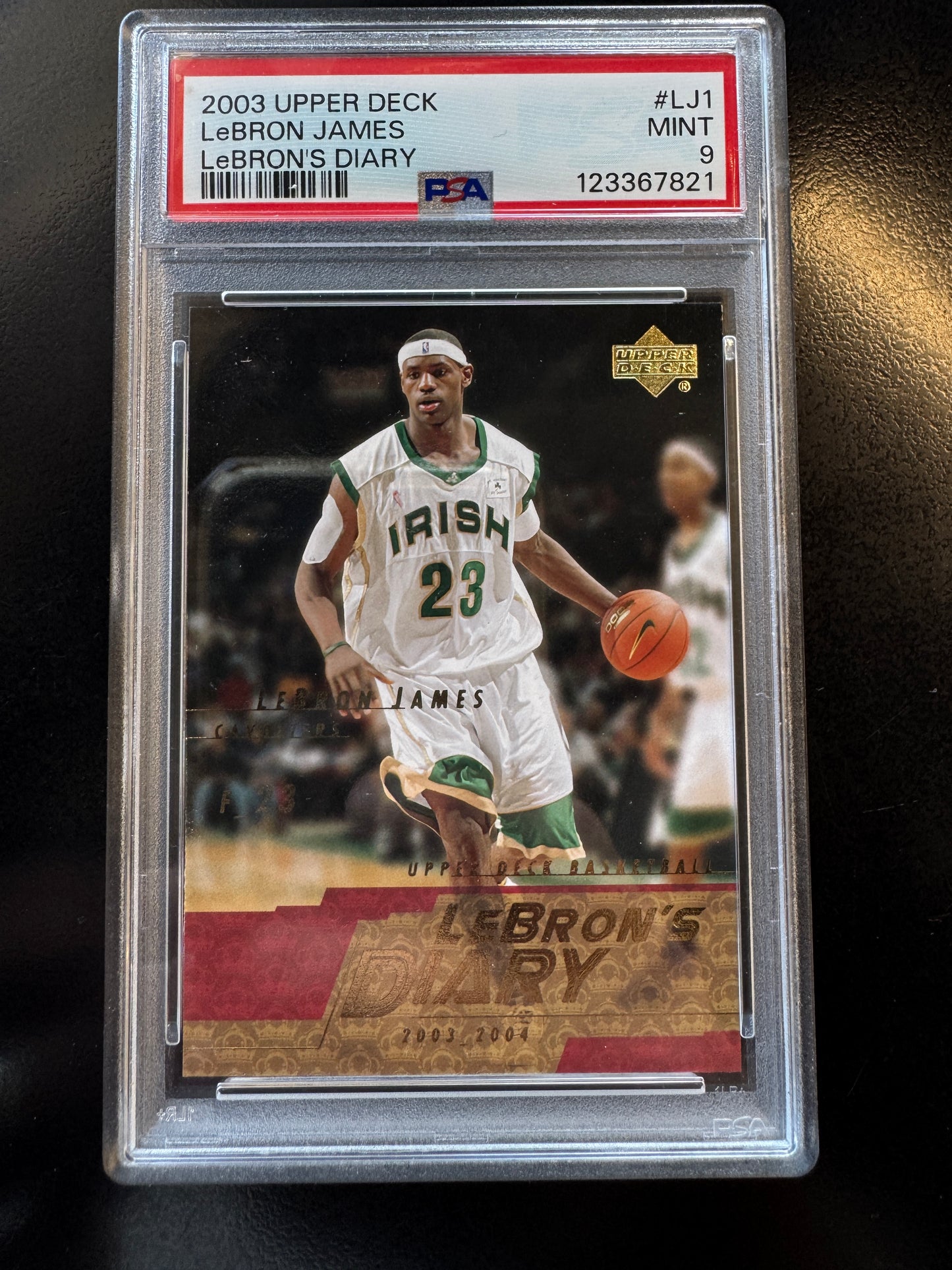 2003 Upper Deck Lebron James #LJ1 PSA 9