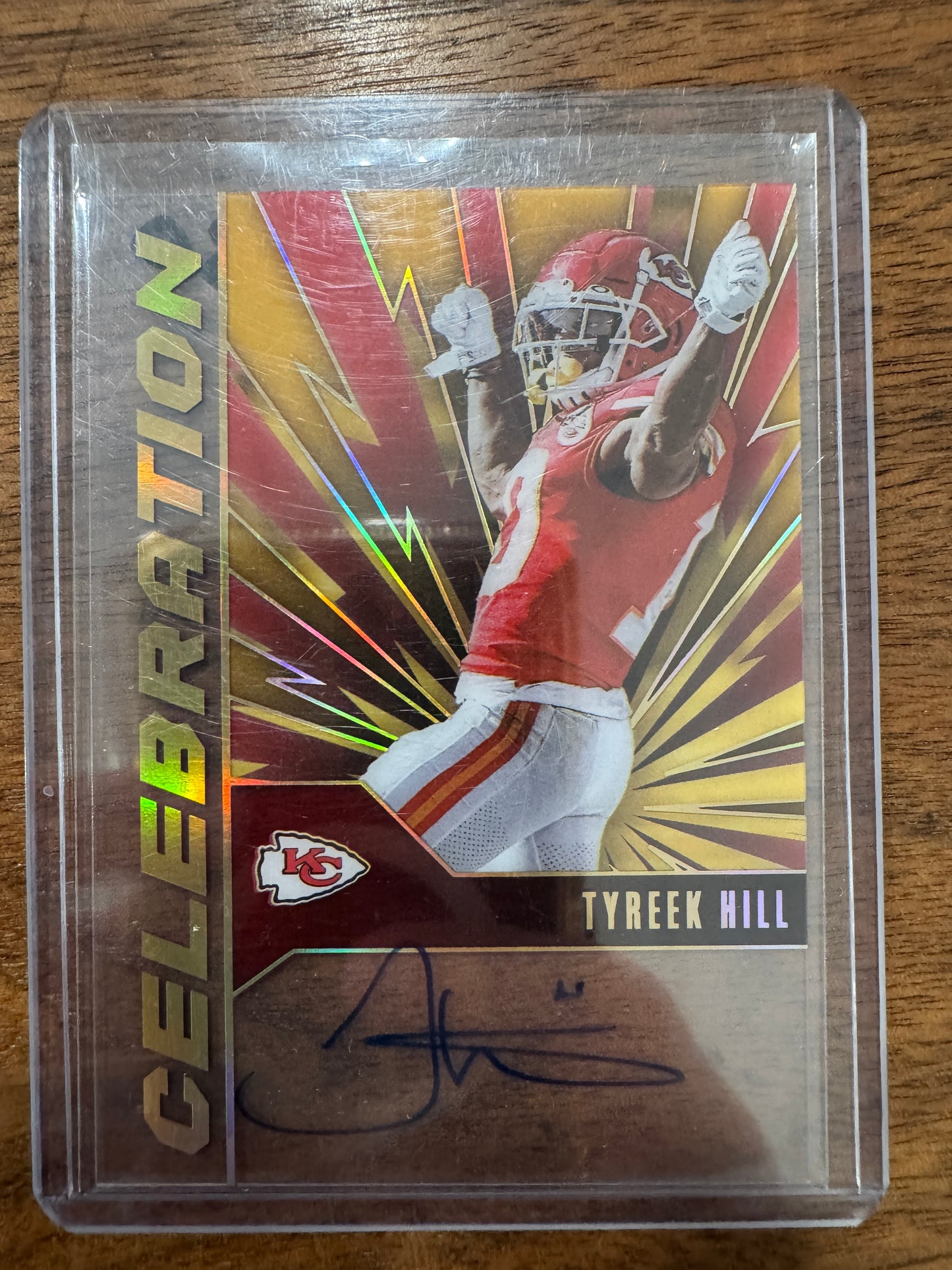 2020 Panini Tyreek Hill Clebration Auto CI-TH