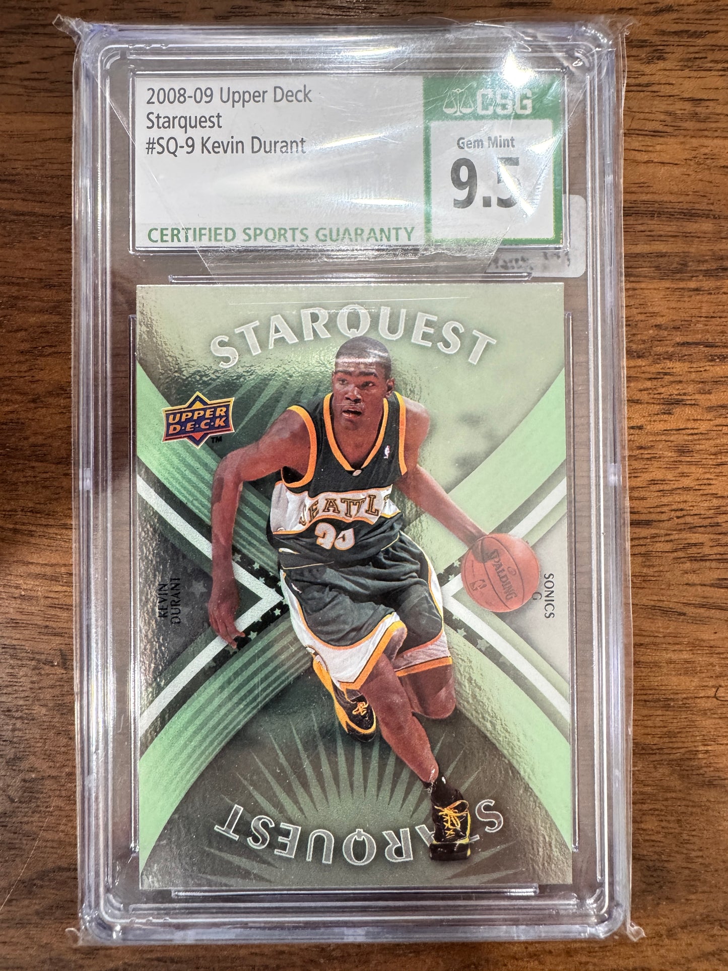 2008-09 Upper Deck First Edition Starquest Green #SQ-9 Kevin Durant