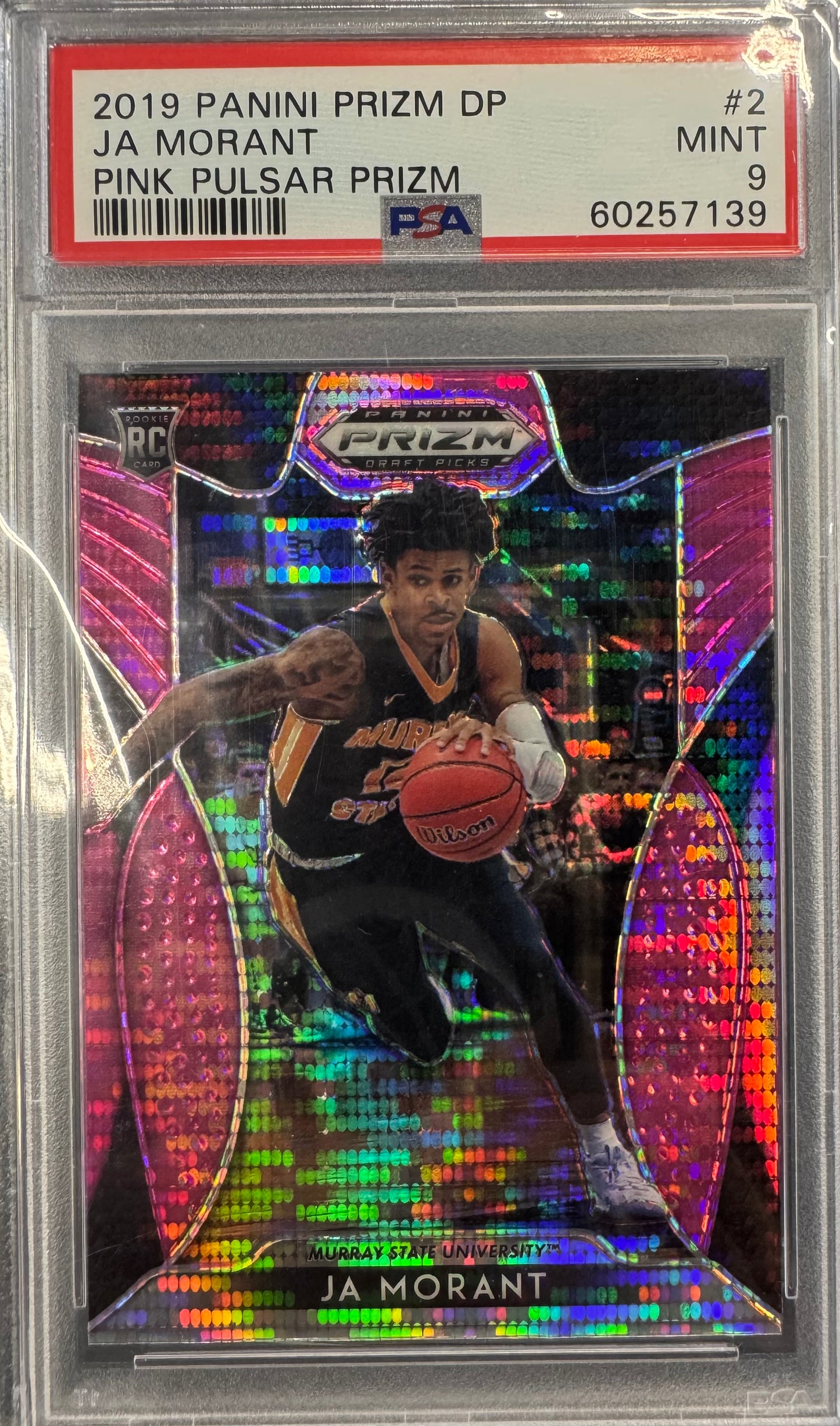 2019 Panini Prizm DP Ja Morant Pink Pulsar #2