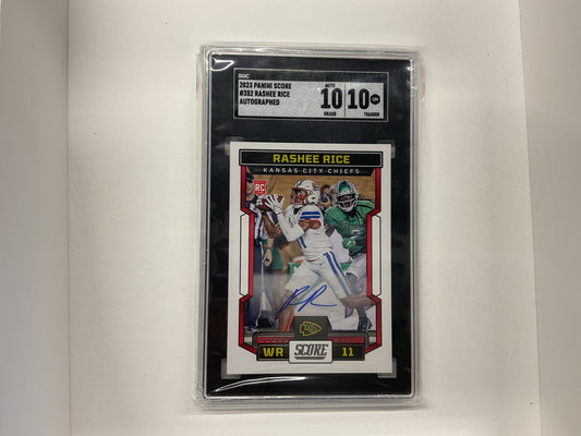 2023 Score Rashee Rice Auto #352