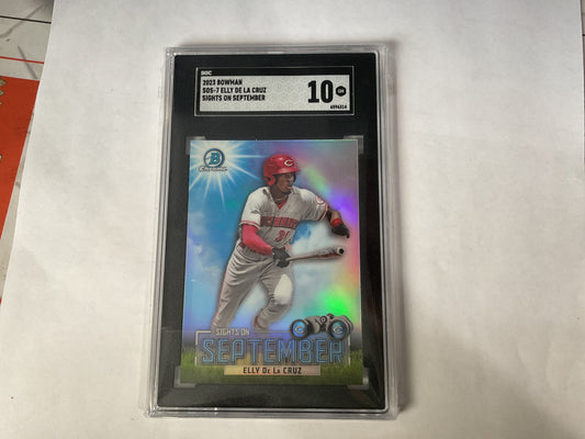 2023 Bowman Chrome Ella de la Cruz Sights on September