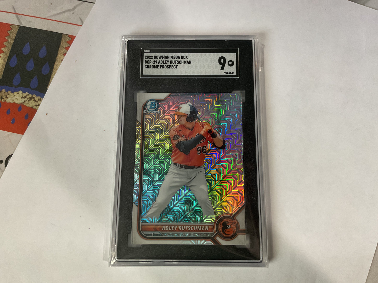 2022 Bowman Adley Rutschman Mega box chrome