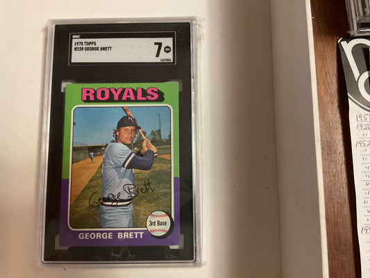 1975 Topps George Brett SGC 7