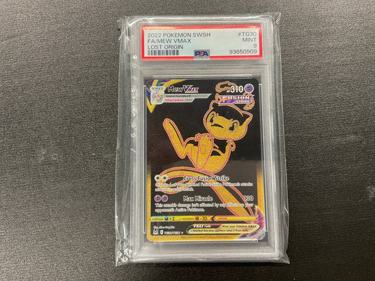 2022 FA/Mew Vmax   TG30. PSA 9