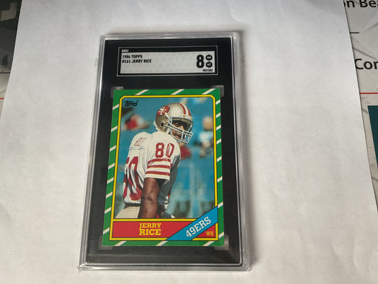 1986 Topps Jerry Rice rc