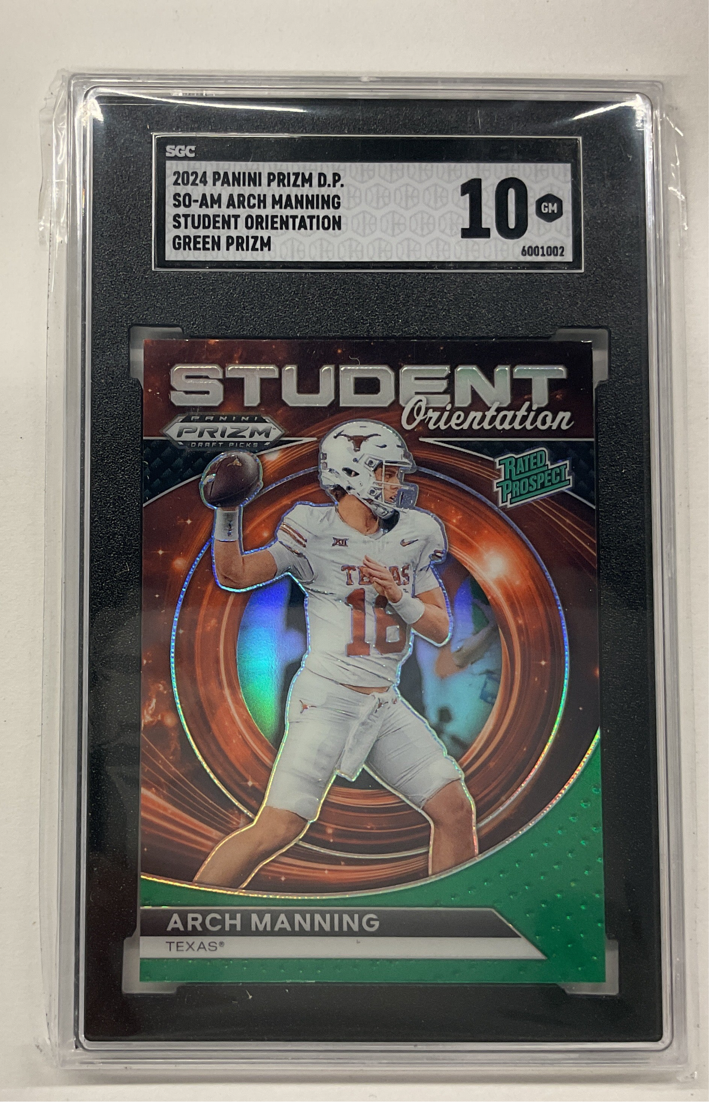 2024 Prizm D.P. Arch Manning student orientation green Prizm