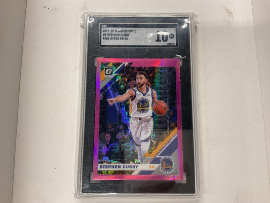 2019/20 Optic. Steph Curry #8 pink hyper