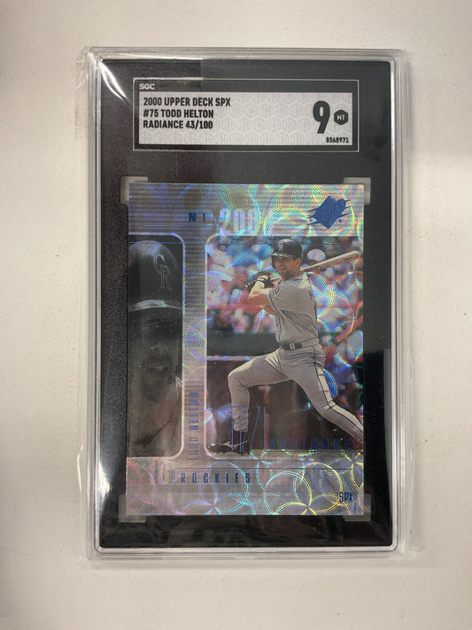 2000 UD SPX Todd Helton Radiance