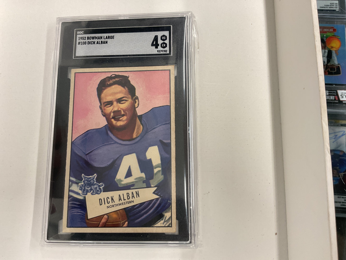 1952 Bowman Dick Alban rc SGC 4
