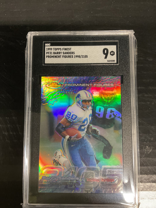 1999 Topps Finest Barry Sanders