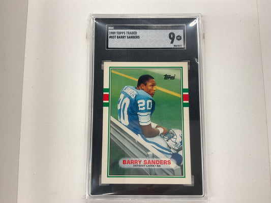 1989 Topps Traded Barry Sanders rc #83T