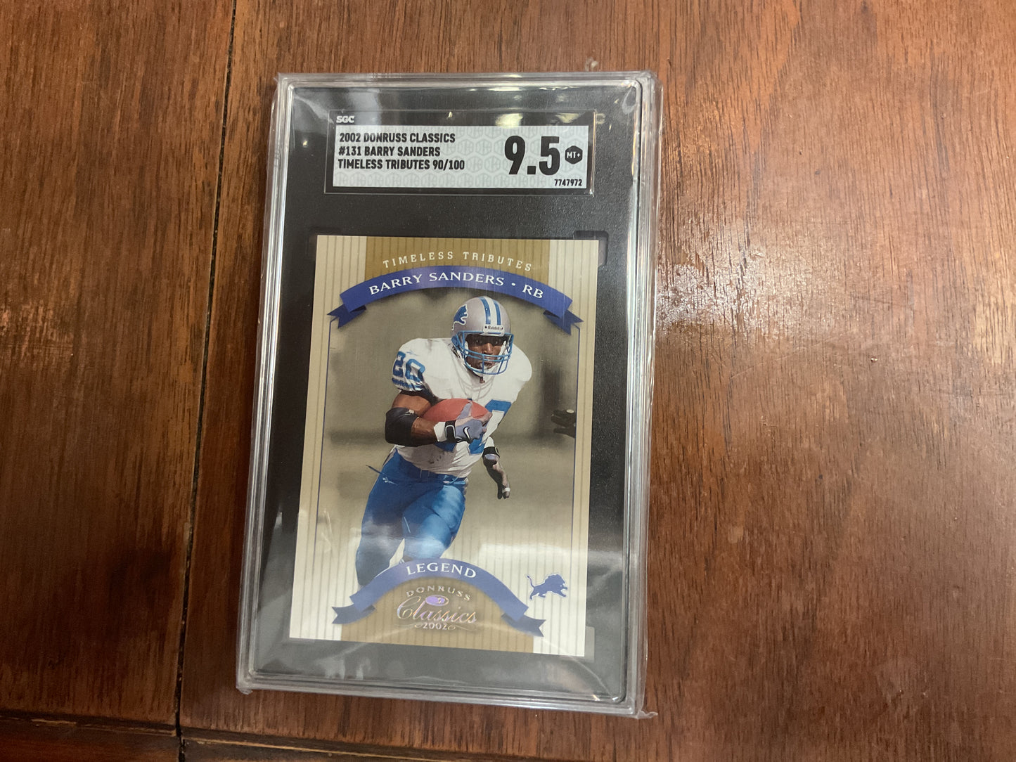 2002 Don Classics Barry Sanders Timeless Tributes /100