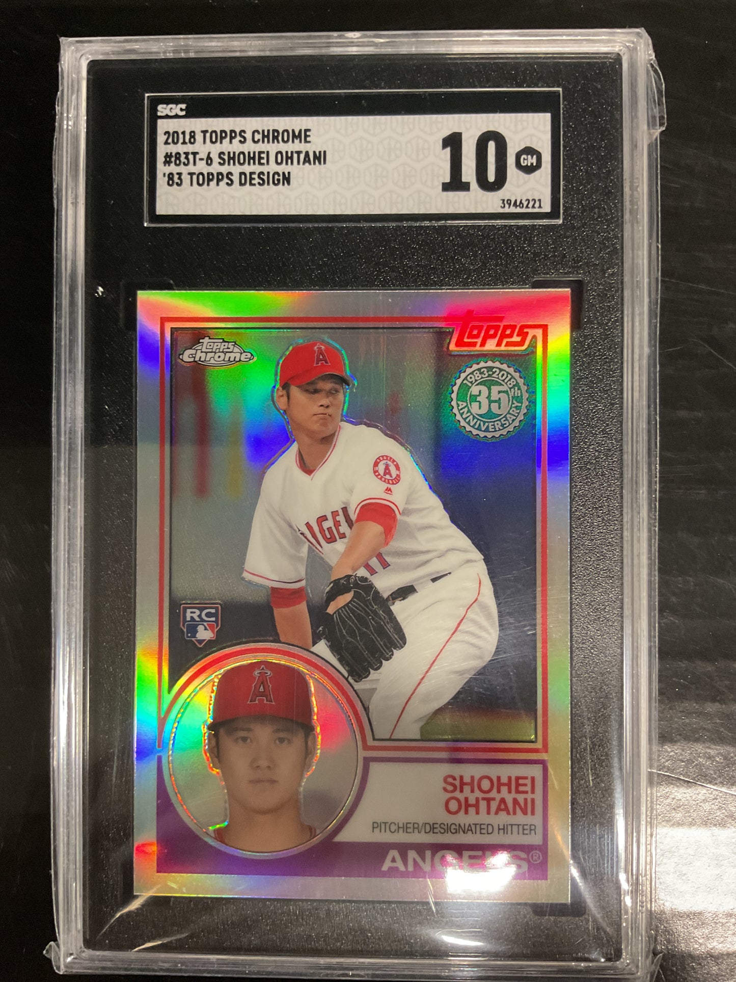2018 Topps Chrome Shohei Ohtani Rc