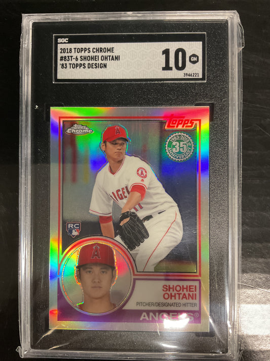 2018 Topps Chrome Shohei Ohtani Rc