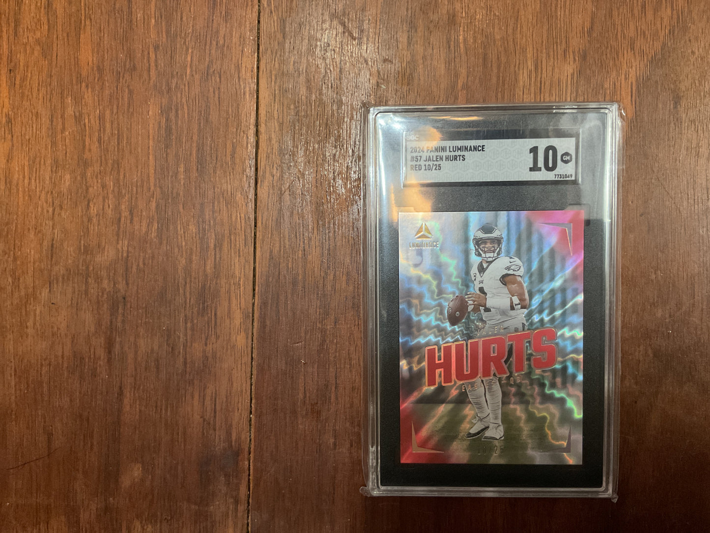 2024 Luminance Jalen Hurts Red 10/25