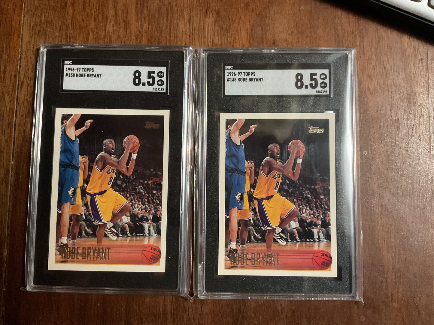 1996/97 Topps Kobe Bryant rc #138