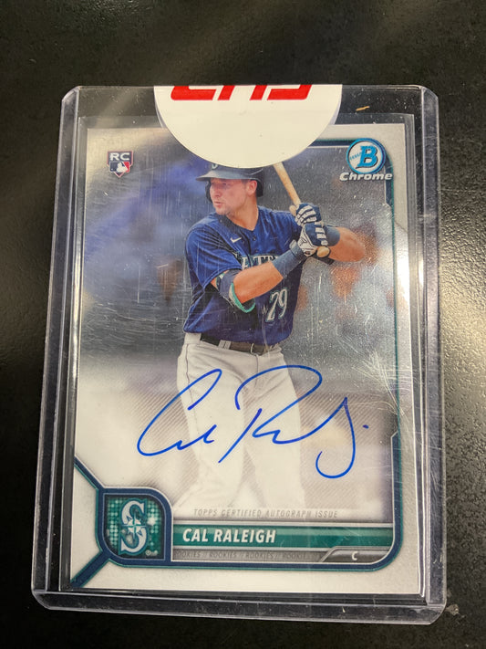 2022 Bowman Chrome Cal Raleigh Au