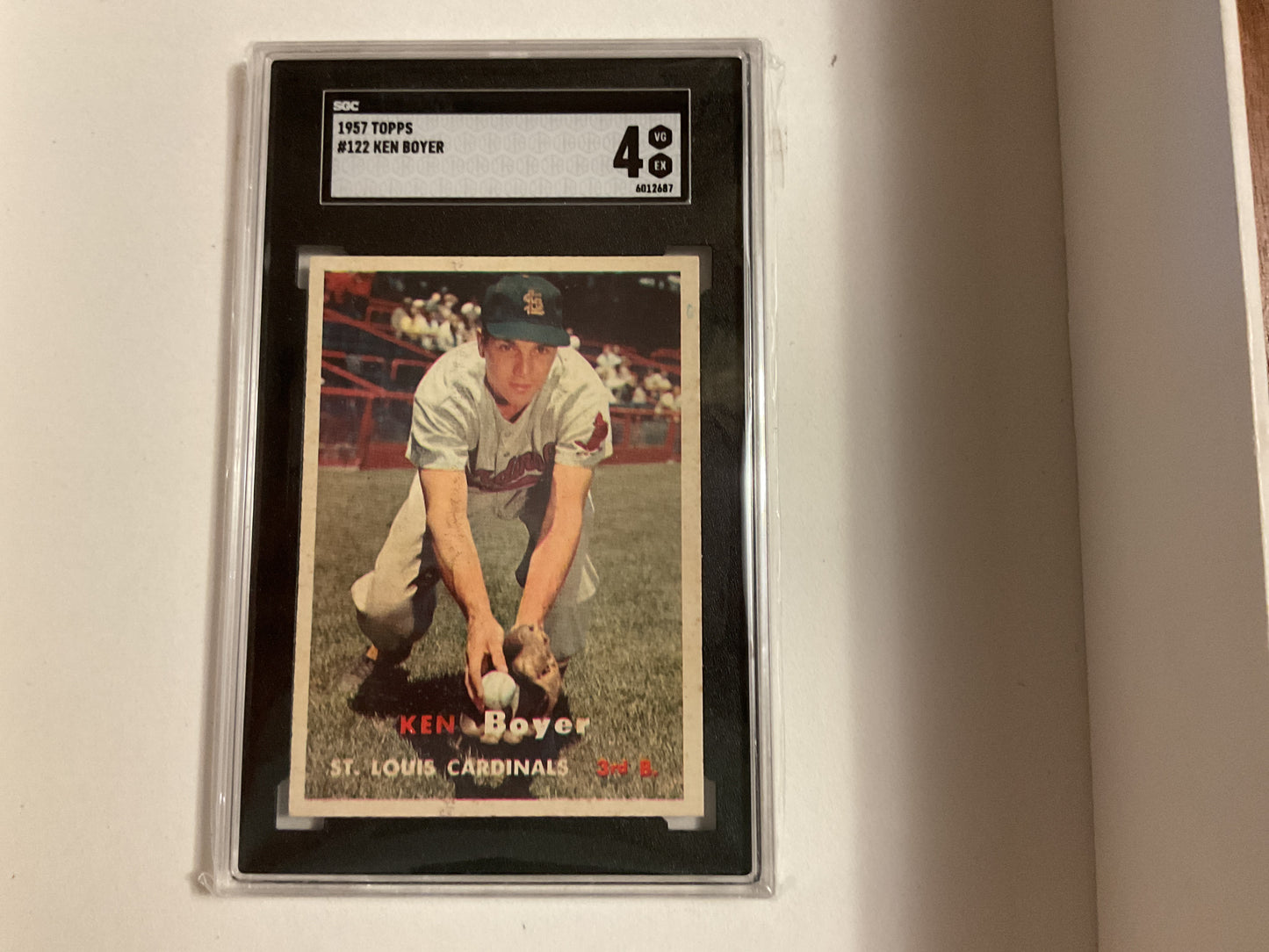 1957 Topps Ken Boyer SGC4