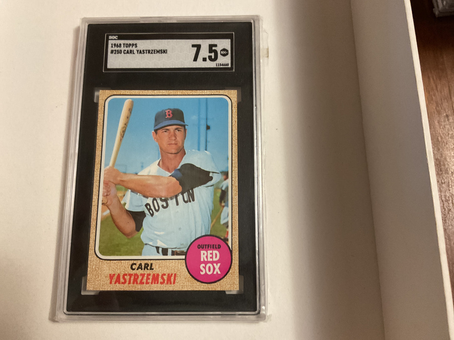 1968 Topps Carl Yastrzemski SGC 7.5