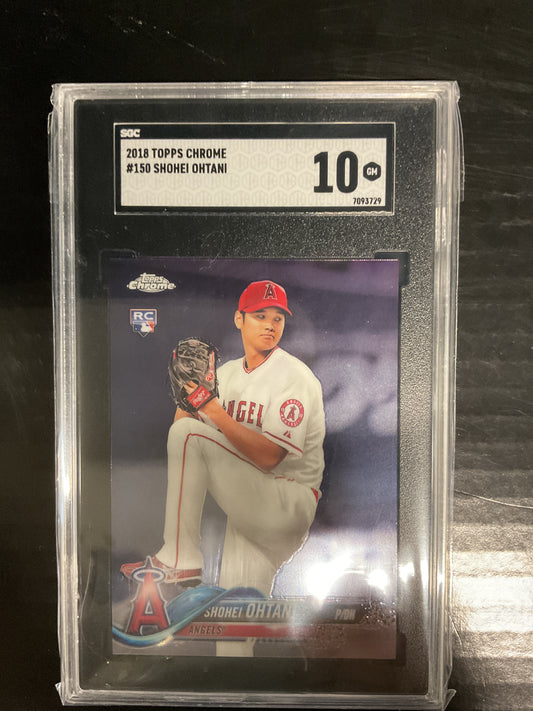 2018 Topps Chrome Shohei Ohtani Rc