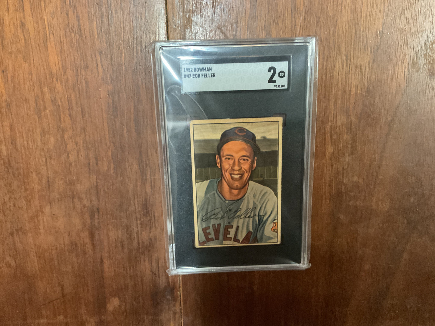 1952 Bowman Bob Feller