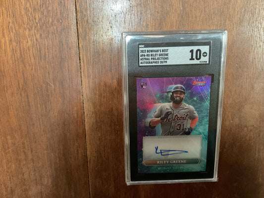 2023 Bowman’s Best Riley Greene Astral Projections Auto 28/99