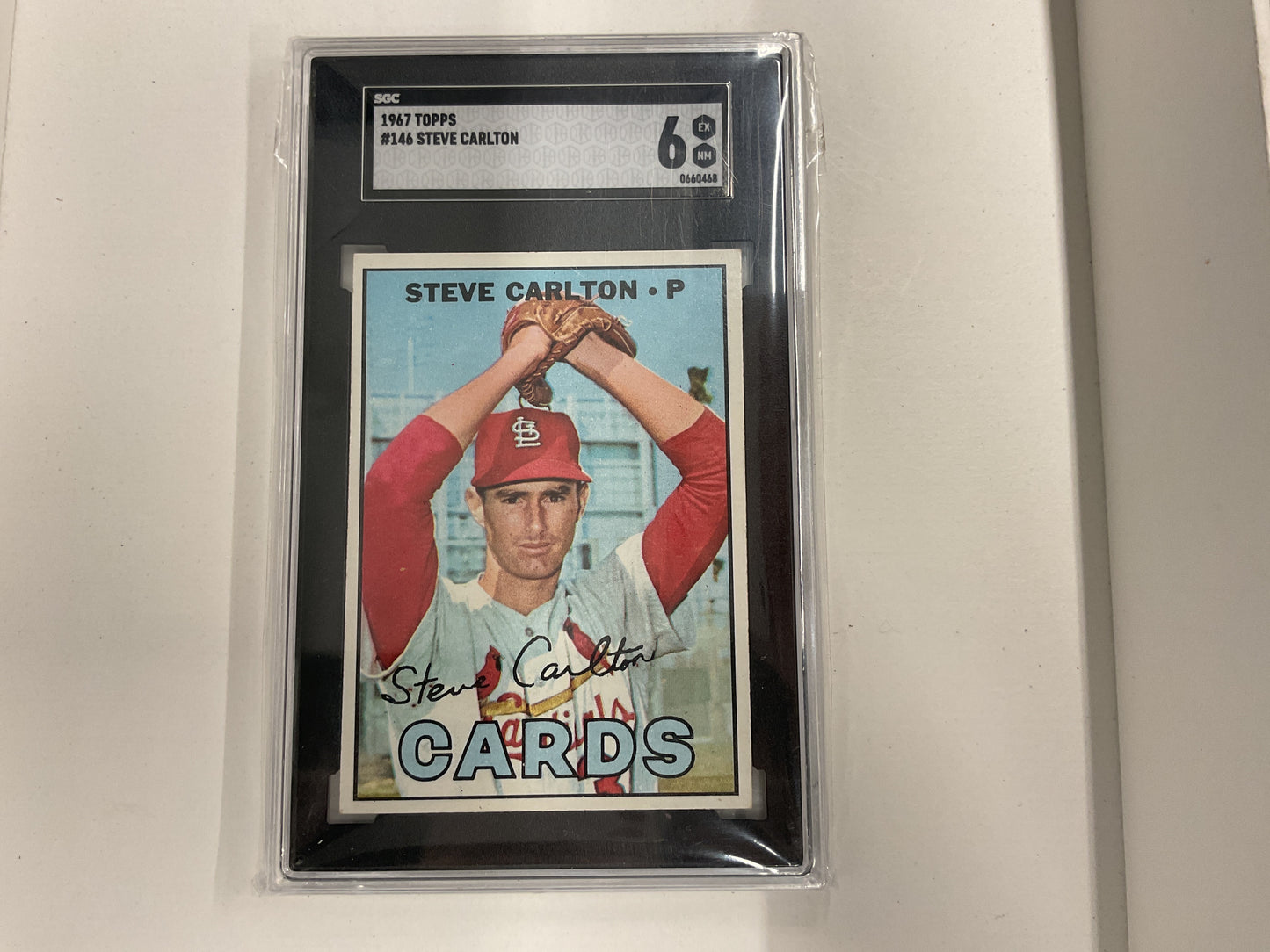 1967 Topps Steve Carlton SGC 6