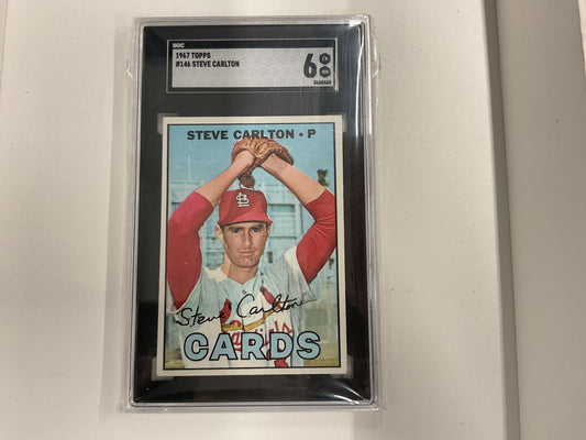 1967 Topps Steve Carlton SGC 6