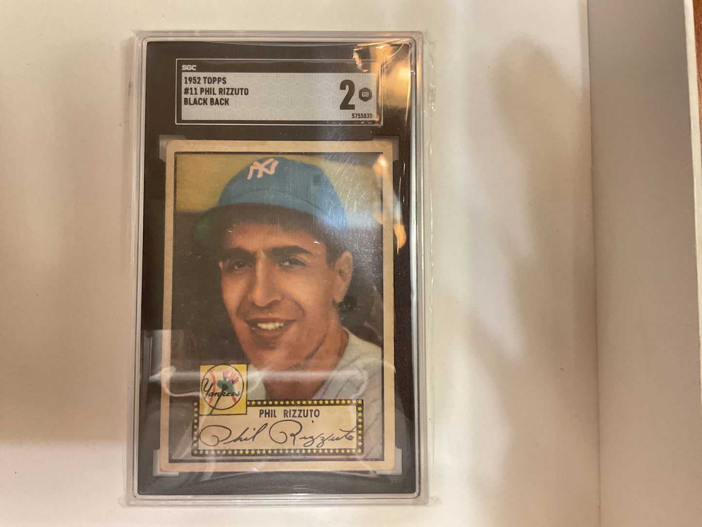 1952 Topps Phil Rizzuto SGC2
