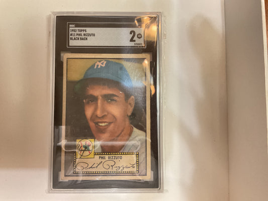 1952 Topps Phil Rizzuto SGC2