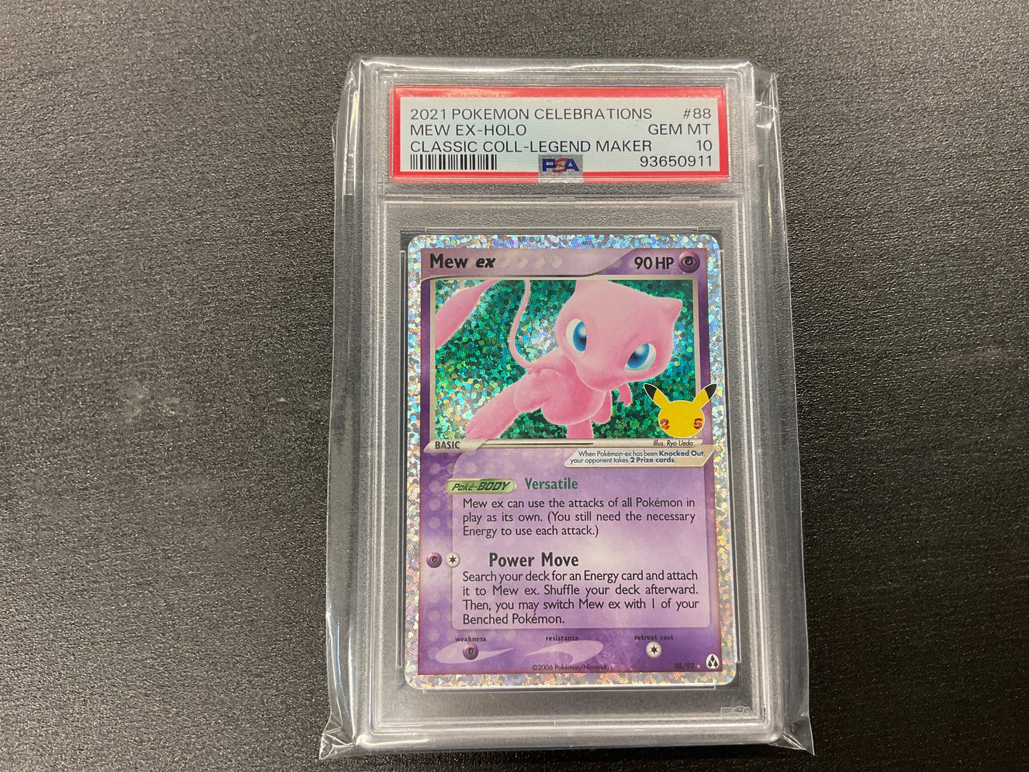 2021 Mew EX Holo PSA 10