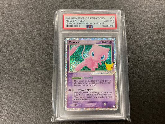 2021 Mew EX Holo PSA 10