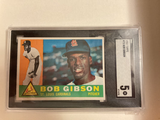 1960 Topps Bob Gibson SGC 5