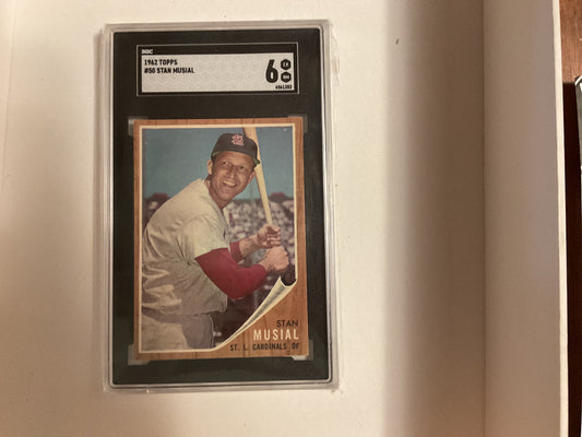 1962 Topps Stan Musial SGC 6