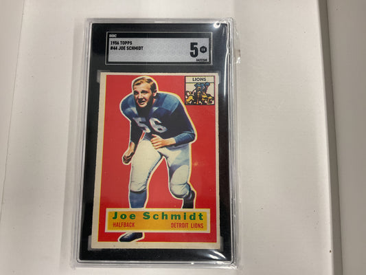 1956 Topps Joe Schmidt SGC 5