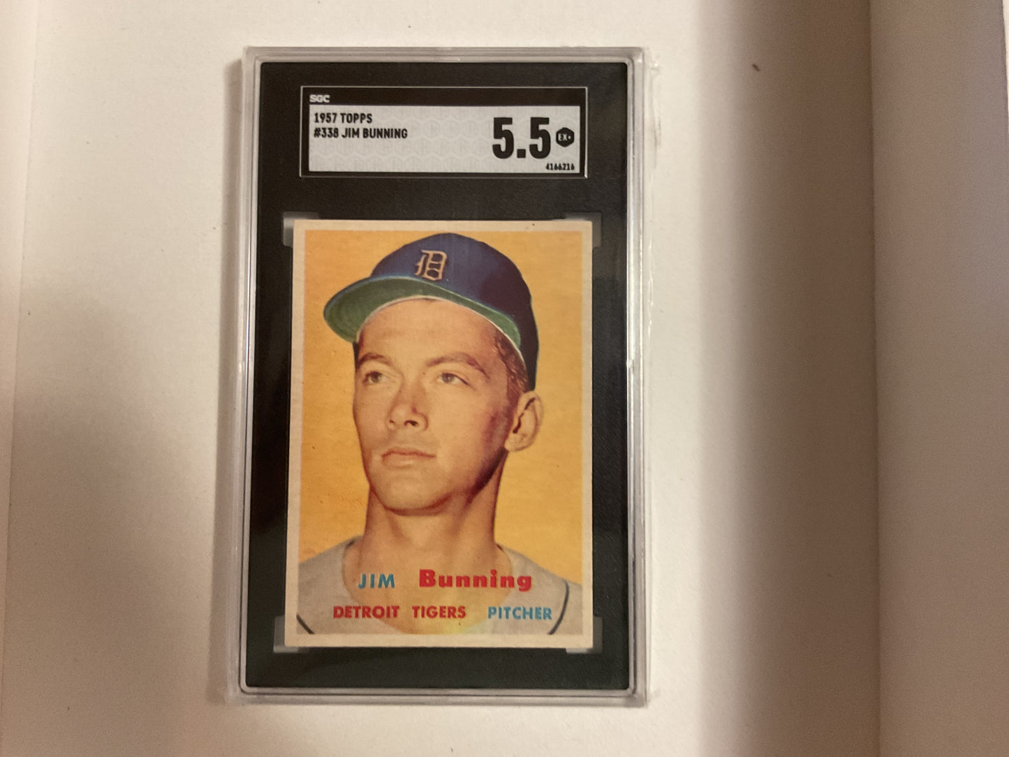 1957 Topps Jim Bunning rc SGC 5.5