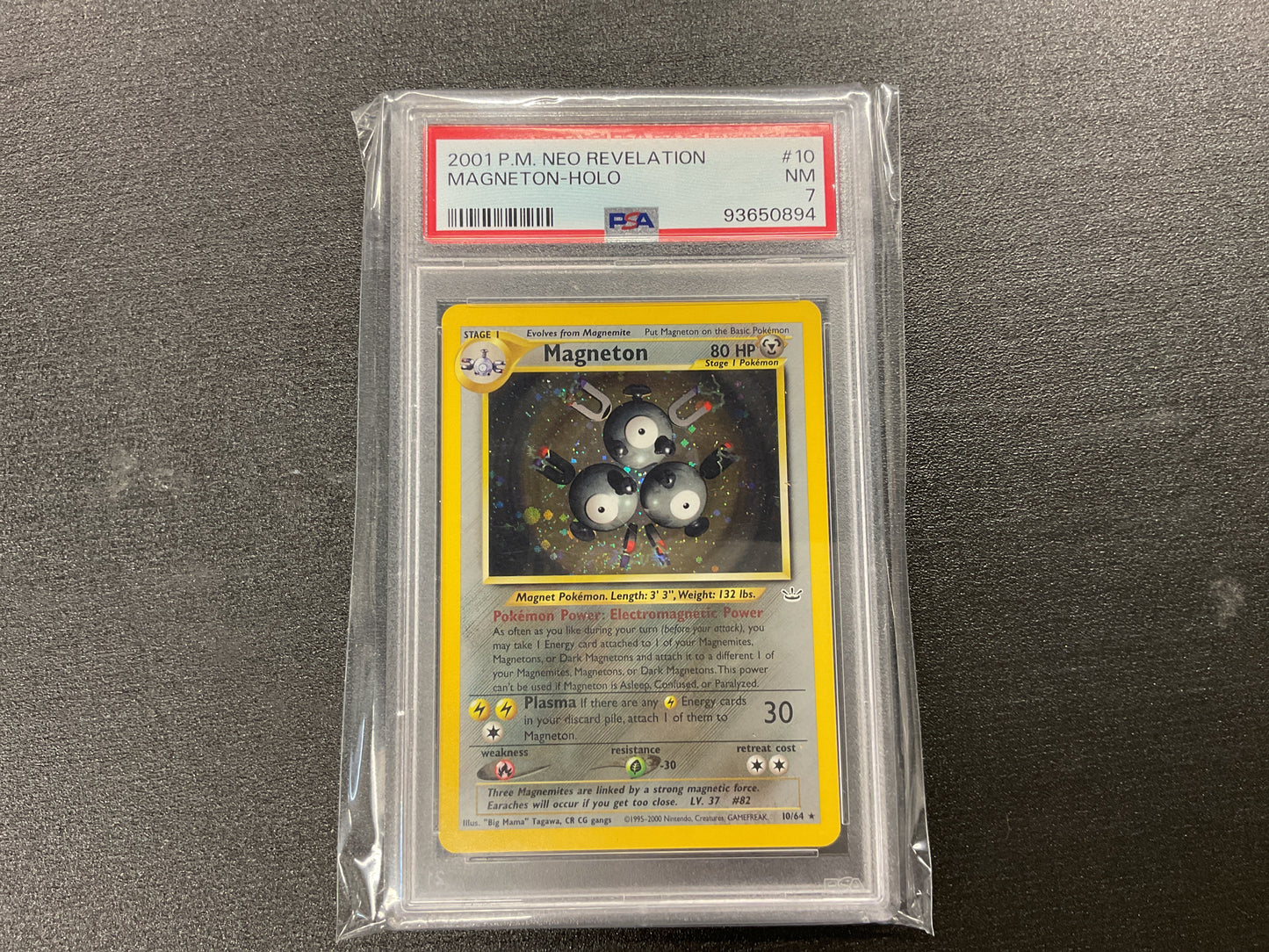 2001 Magneton Holo PSA 7