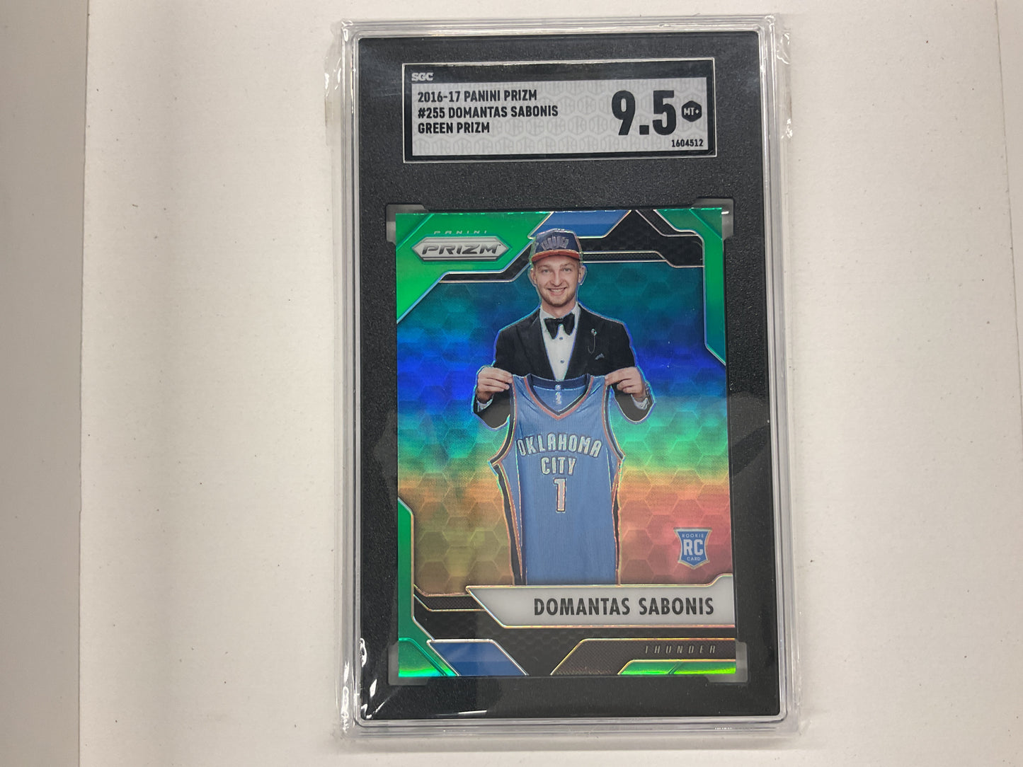 2016/17 Prizm Domantas Sabonis Green Prizm rc #255