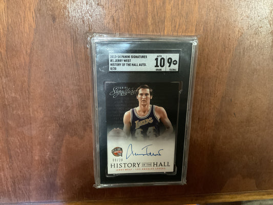 2013/14 Panini Signatures Jerry West History of the Hall