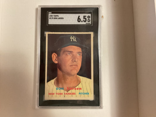 1957 Topps Don Larsen rc SGC 6.5
