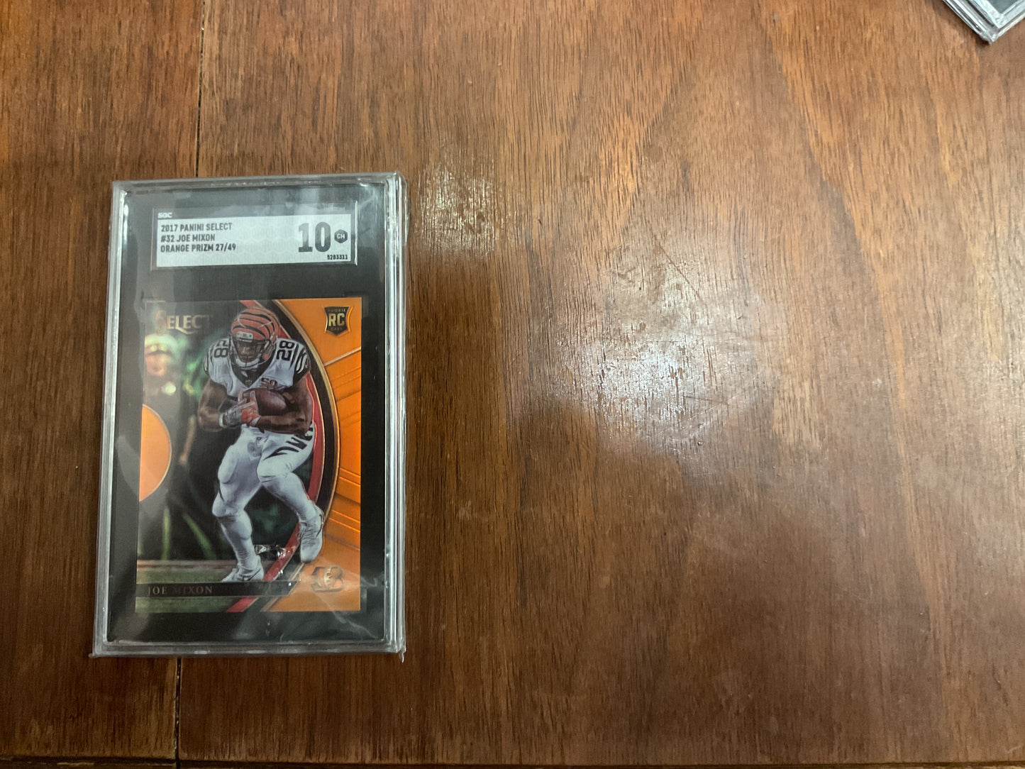 2017 Select Joe Mixon Orange concourse