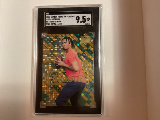 2023 Metal Universe C.J. Stroud Star Topaz /150