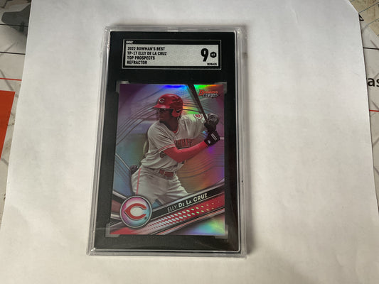 2022 Bowman’s Best Ella de la Cruz Top prospect refractor