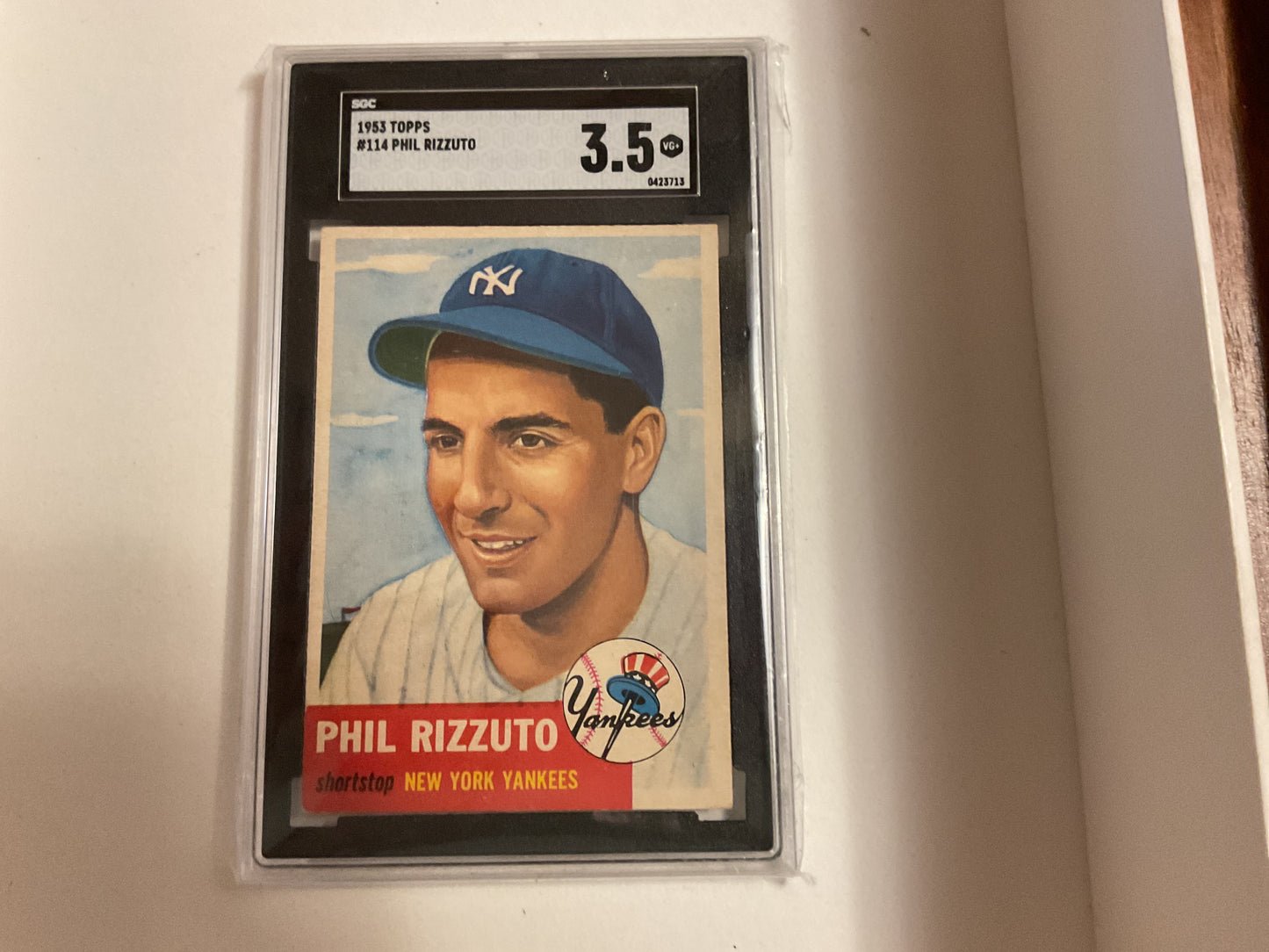 1953 Topps Phil Rizzuto SGC 3.5