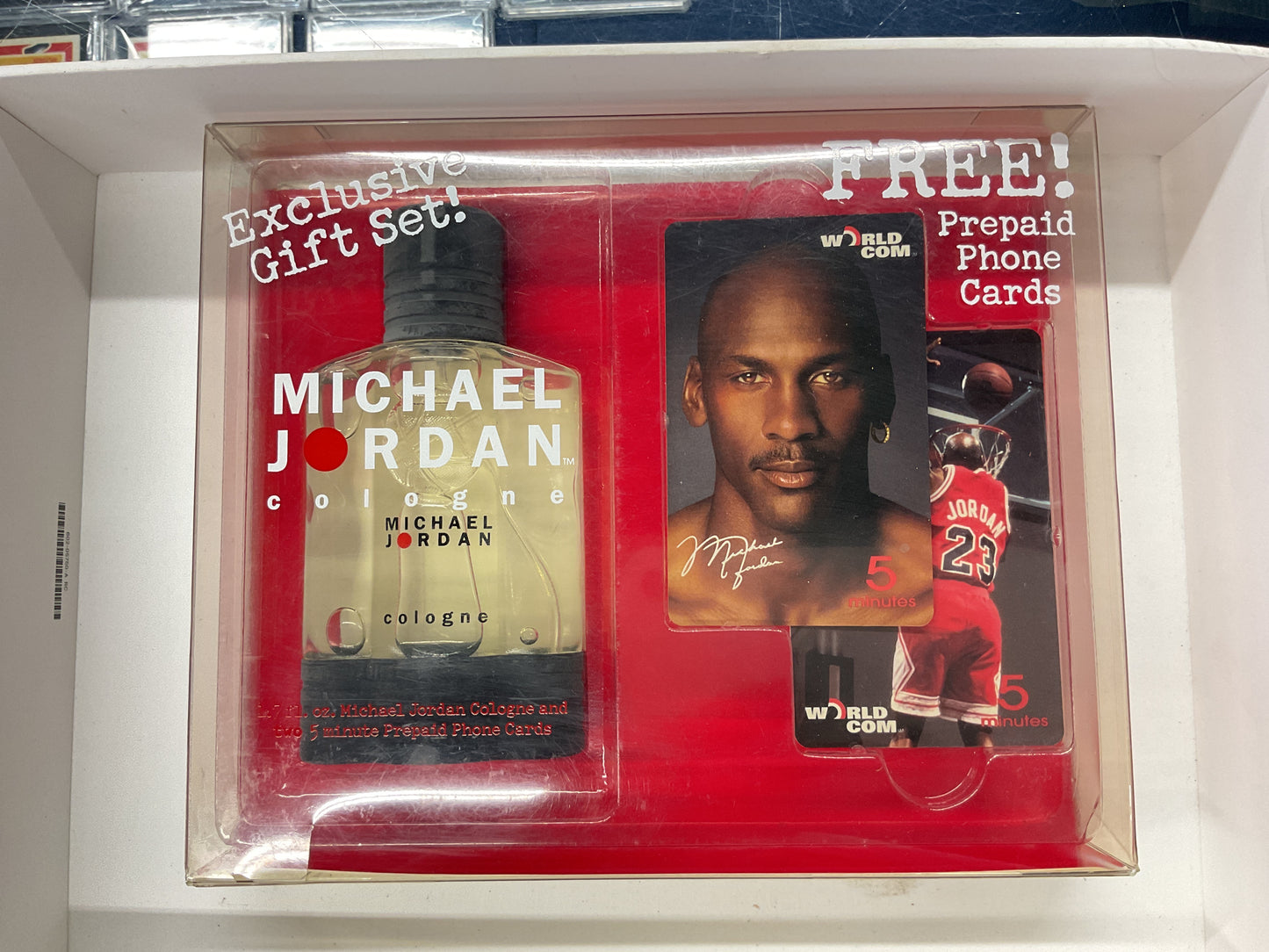 Michael Jordan Cologne/ Phone card set